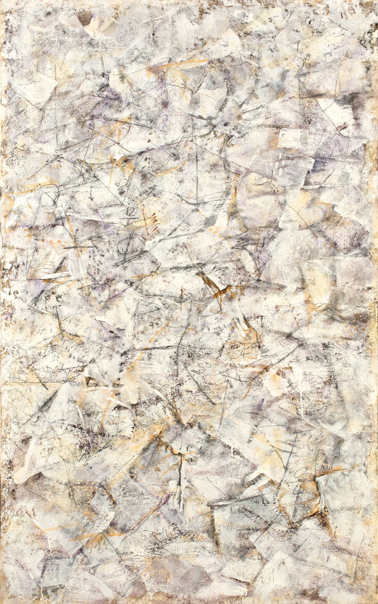 Auf diesem Bild ist das folgende Kunstwerk zu sehen: Gerhard Hoehme. „Jungfrau und Kristall“. 1962.