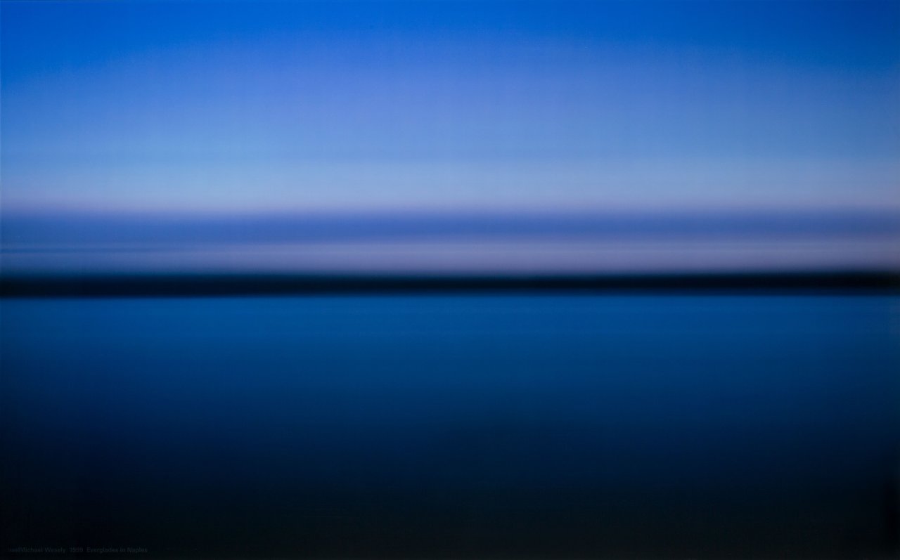 This picture shows the following artwork: Michael Wesely. ”Everglades in Naples”. 1999.