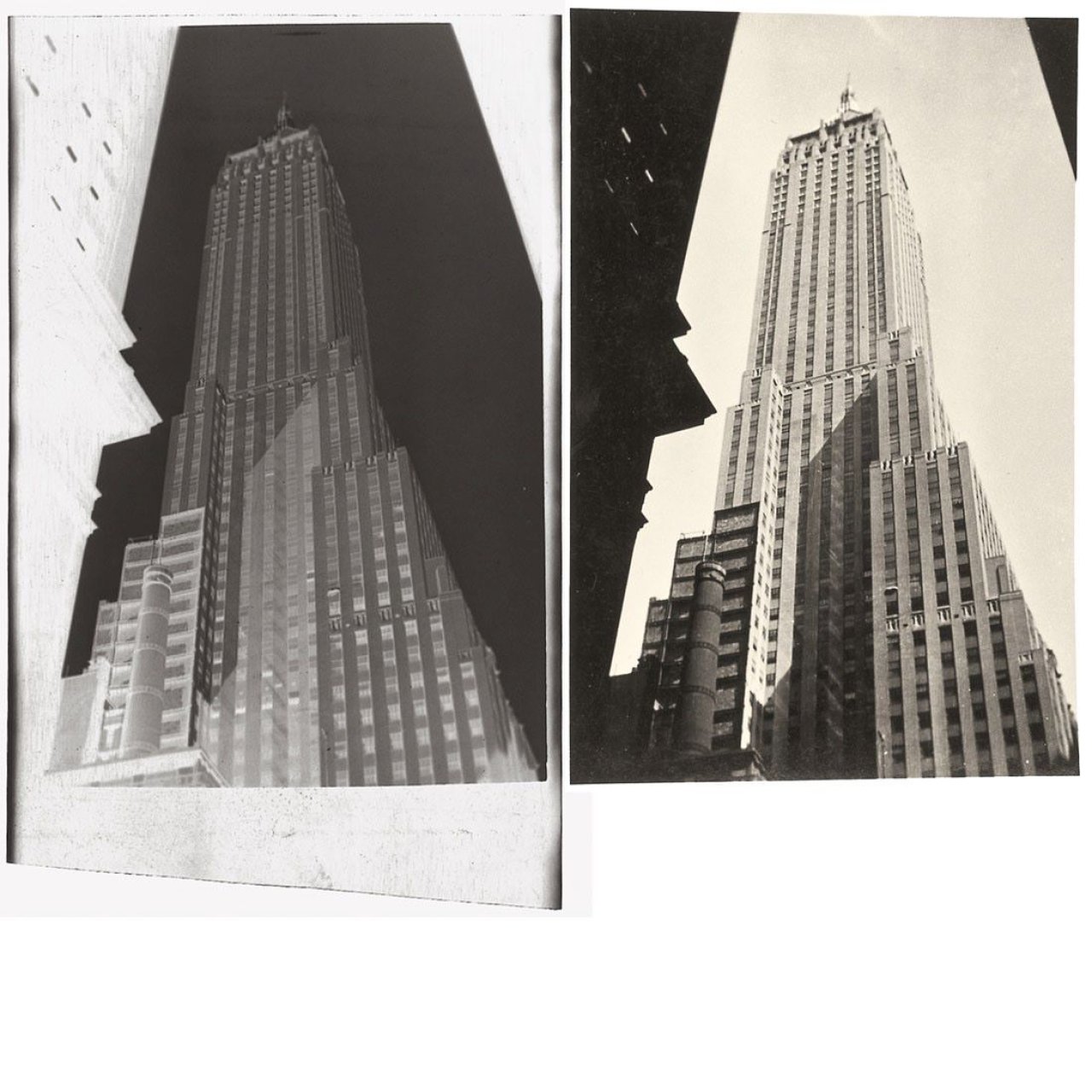 Auf diesem Bild ist das folgende Kunstwerk zu sehen:  Anonym. Ohne  Titel (Empire State Building). 1930er Jahre.