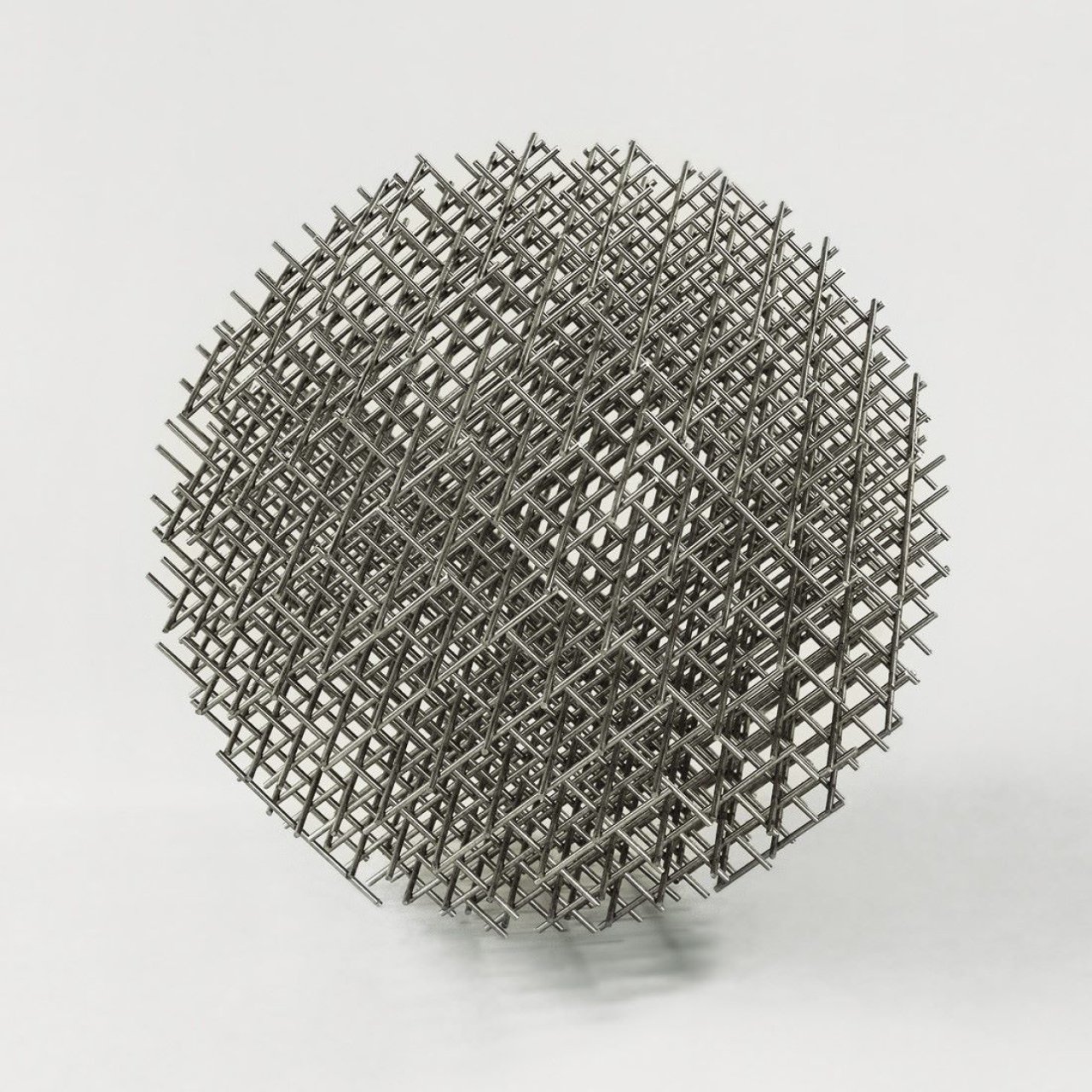 Auf diesem Bild ist das folgende Kunstwerk zu sehen: François Morellet. „Sphère–Trame“. 1962.