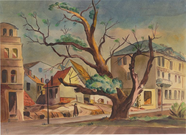 Auf diesem Bild ist das folgende Kunstwerk zu sehen: Christian Arnold. „Strasse“. 1947.