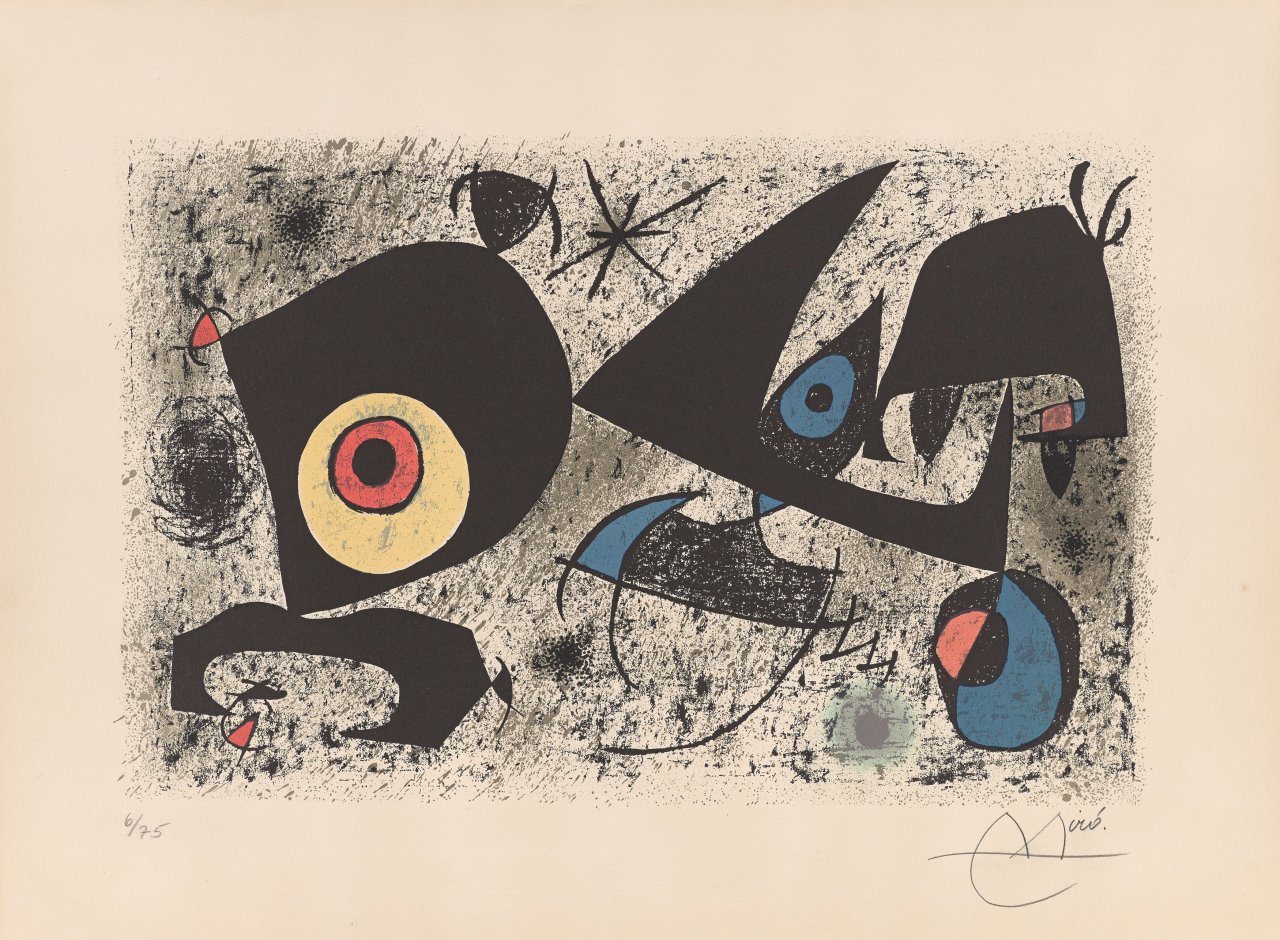 This picture shows the following artwork: Joan Miró. 