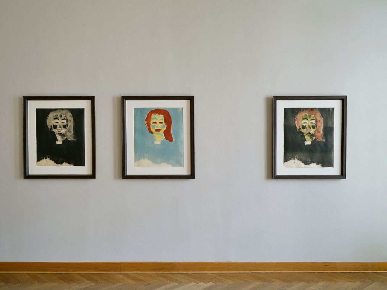 This picture shows the following artwork: Emil Nolde. ”Junge Dänin”. 1913.