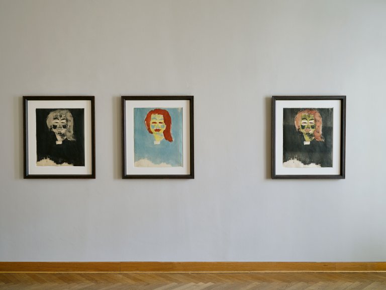 This picture shows the following artwork: Emil Nolde. ”Junge Dänin”. 1913.