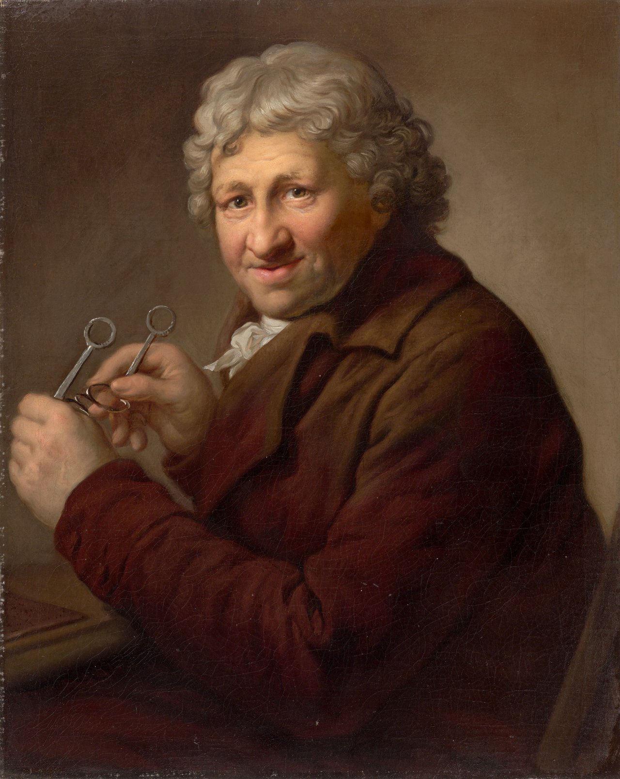 Auf diesem Bild ist das folgende Kunstwerk zu sehen: Anton Graff. Daniel Chodowiecki und seine Frau Jeanne, geb. Barez (2 Porträts). (Nach) 1801.