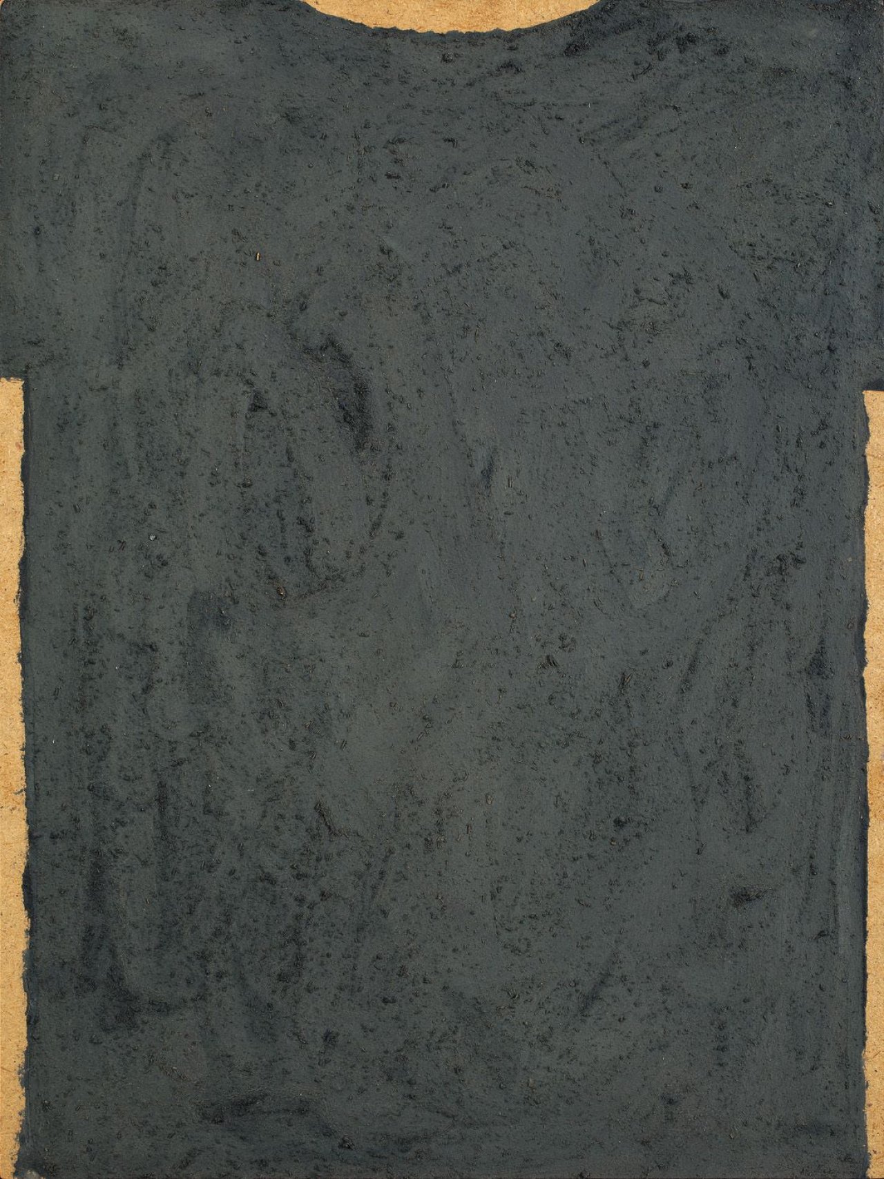 Auf diesem Bild ist das folgende Kunstwerk zu sehen: Horst Antes. „Hemd indigo“. 1993.