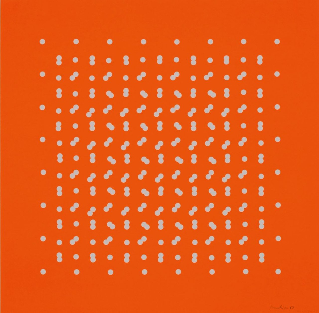 Auf diesem Bild ist das folgende Kunstwerk zu sehen: Kuno Gonschior. Ohne Titel. 1969.