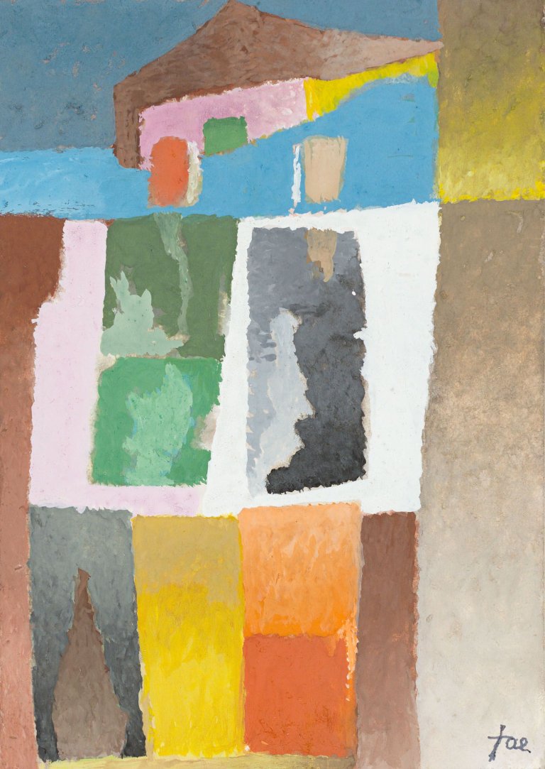 Auf diesem Bild ist das folgende Kunstwerk zu sehen: Hans Jaenisch. Landschaft.