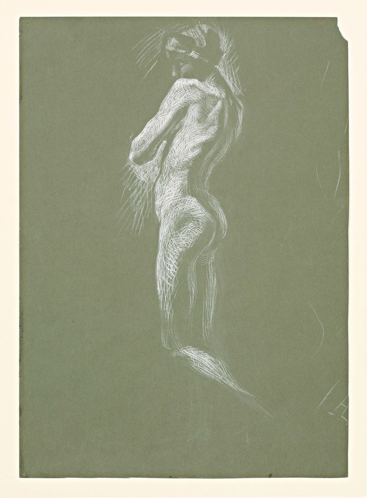 This picture shows the following artwork: Max Klinger. Weiblicher Akt. 1906.