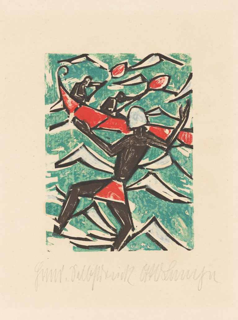 Auf diesem Bild ist das folgende Kunstwerk zu sehen: Otto Lange. Aus: „Van Zantens glückliche Zeit“. 1919/20.