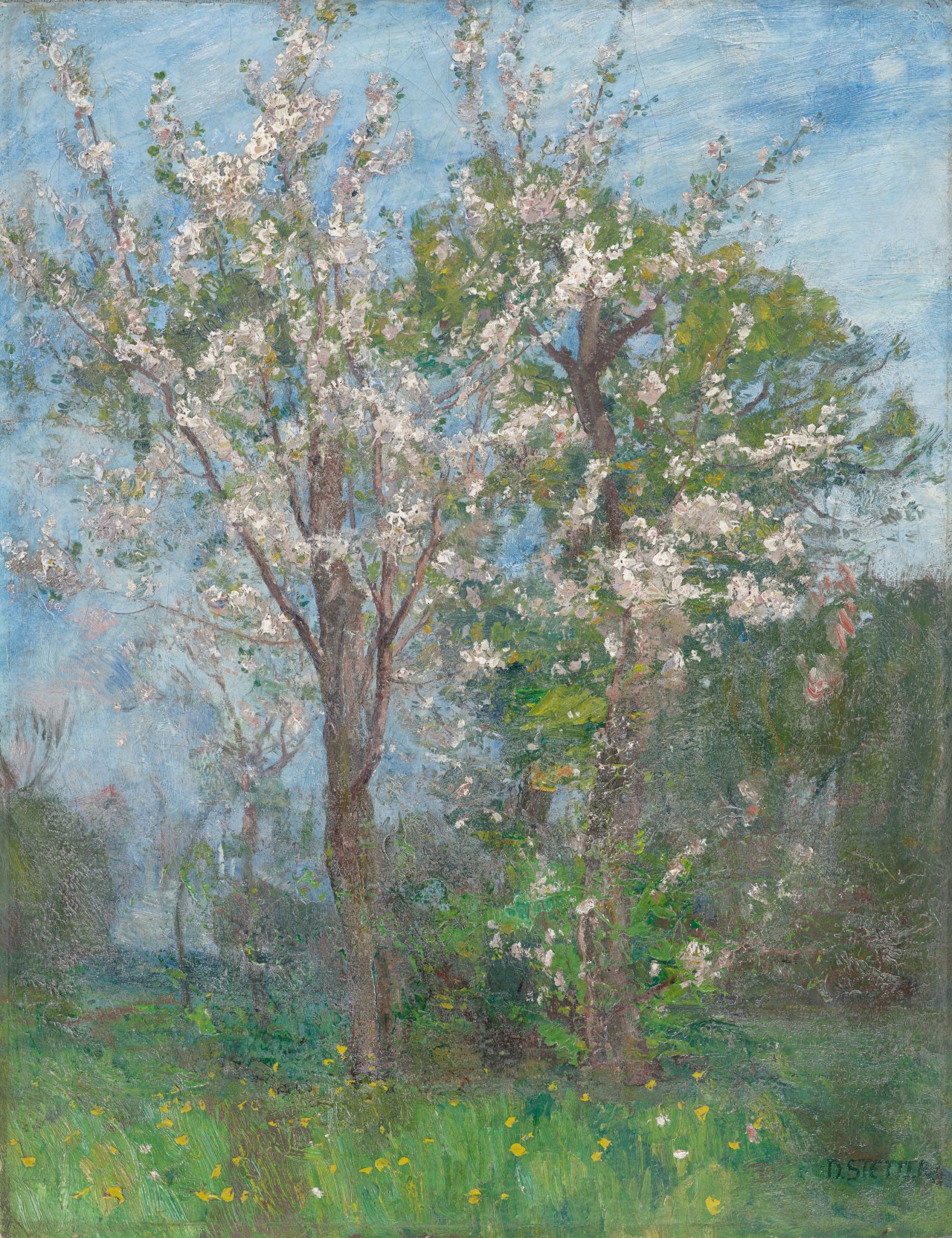 Auf diesem Bild ist das folgende Kunstwerk zu sehen: Dora Koch-Stetter. Baumblüte. 1912/14.