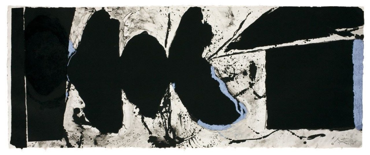 This picture shows the following artwork: Robert Motherwell. „Elegy Black Black“. 1983.