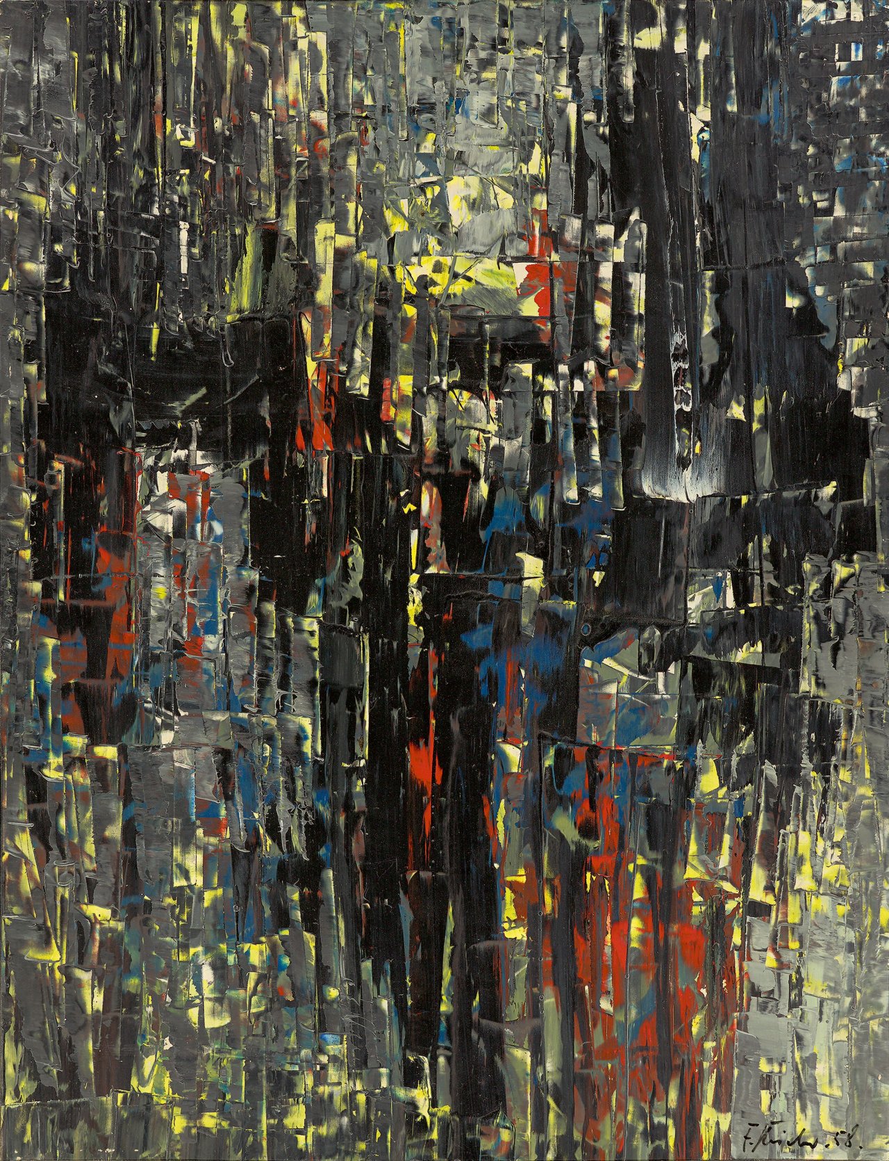 Auf diesem Bild ist das folgende Kunstwerk zu sehen: Fred Thieler. „R.G-B-4/58“. 1958.