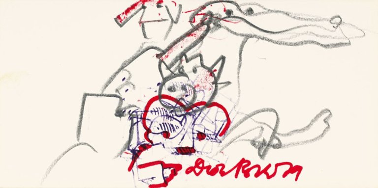 Auf diesem Bild ist das folgende Kunstwerk zu sehen: Dieter Roth. Ohne Titel (Restaurant Exil). 1979.