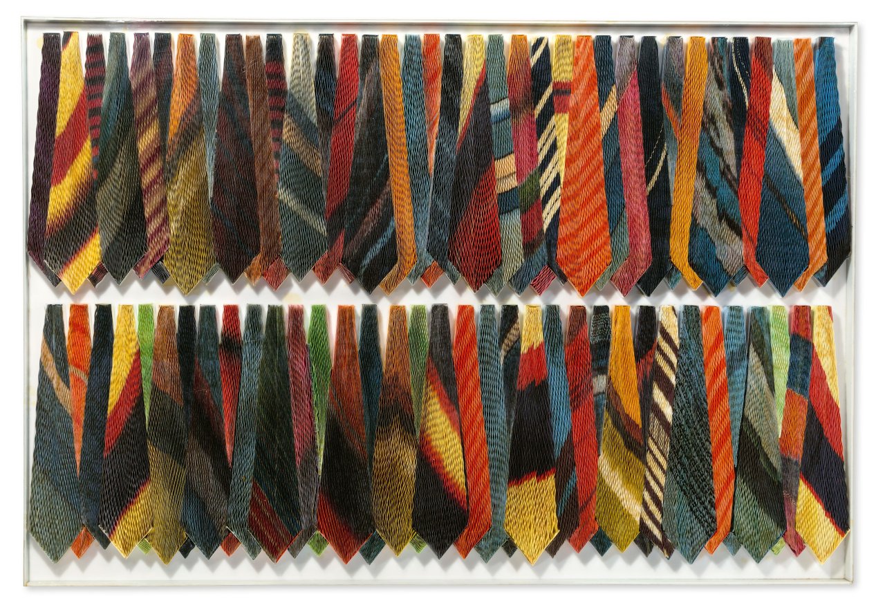 This picture shows the following artwork:  Pavlos. „Krawatten“. 1969.