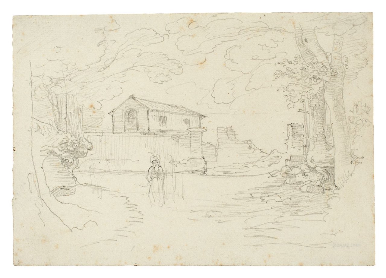 Catalog image of Haus unter Bäumen. Nach 1821