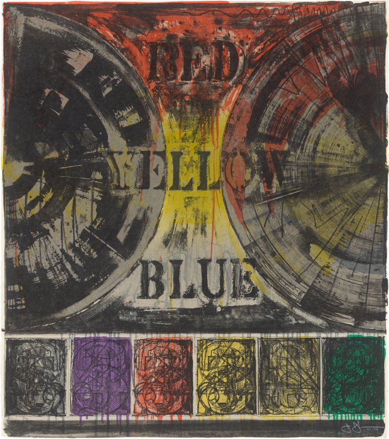 Auf diesem Bild ist das folgende Kunstwerk zu sehen: Jasper Johns. Untitled. 1977-80.
