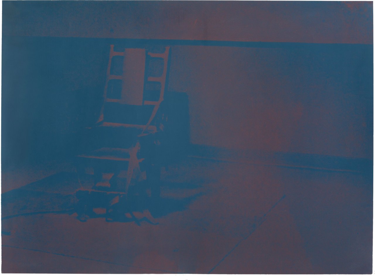 This picture shows the following artwork: Andy Warhol. ”Electric Chairs”. 1971.