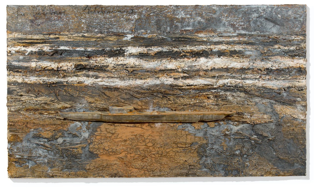 Auf diesem Bild ist das folgende Kunstwerk zu sehen: Anselm Kiefer. „für Velimir Chlebnikow“. 2004/2005.