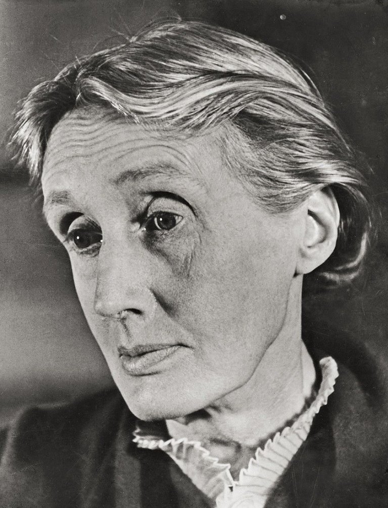 Auf diesem Bild ist das folgende Kunstwerk zu sehen: Gisèle Freund. „Virginia Woolf“. 1939.