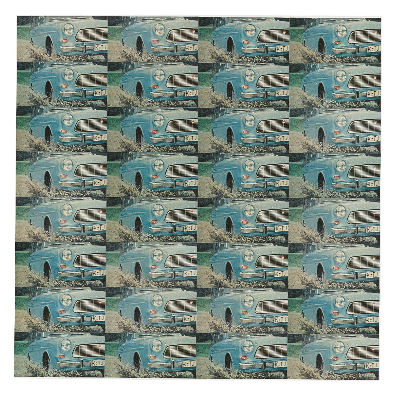 This picture shows the following artwork: Peter Roehr. Untitled (FO-117). 1965.