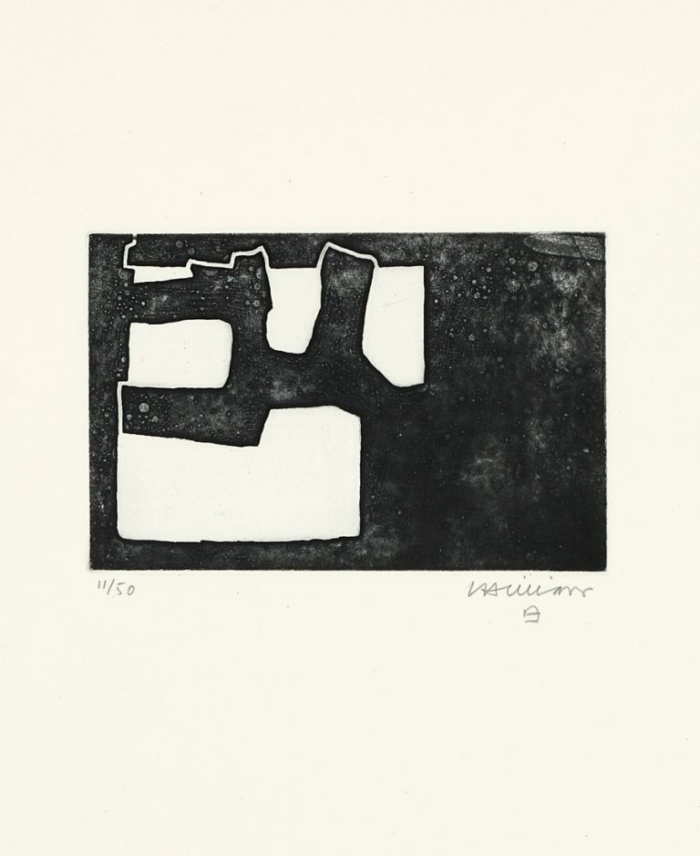 This picture shows the following artwork: Eduardo Chillida. „Elkar I“. 1969.