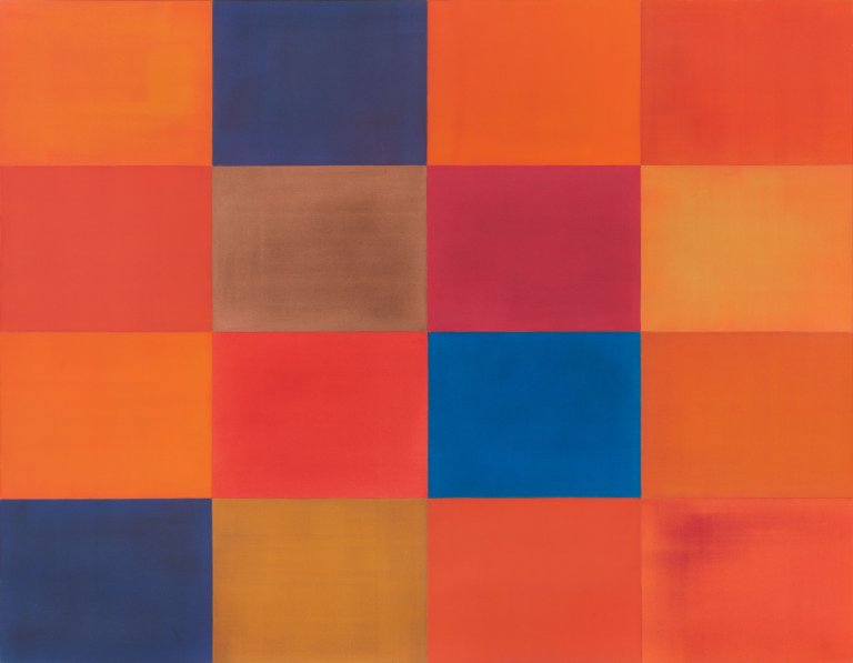 Auf diesem Bild ist das folgende Kunstwerk zu sehen: Ulrich Erben. Ohne Titel (Farben der Erinnerung). 2001.