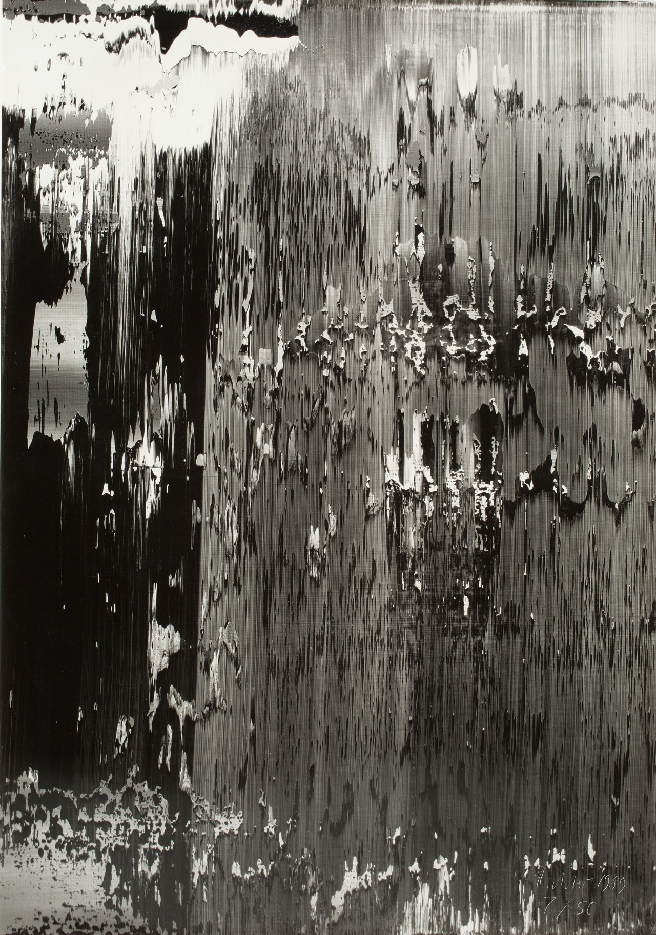 Auf diesem Bild ist das folgende Kunstwerk zu sehen: Gerhard Richter. „Uran“. 1989.