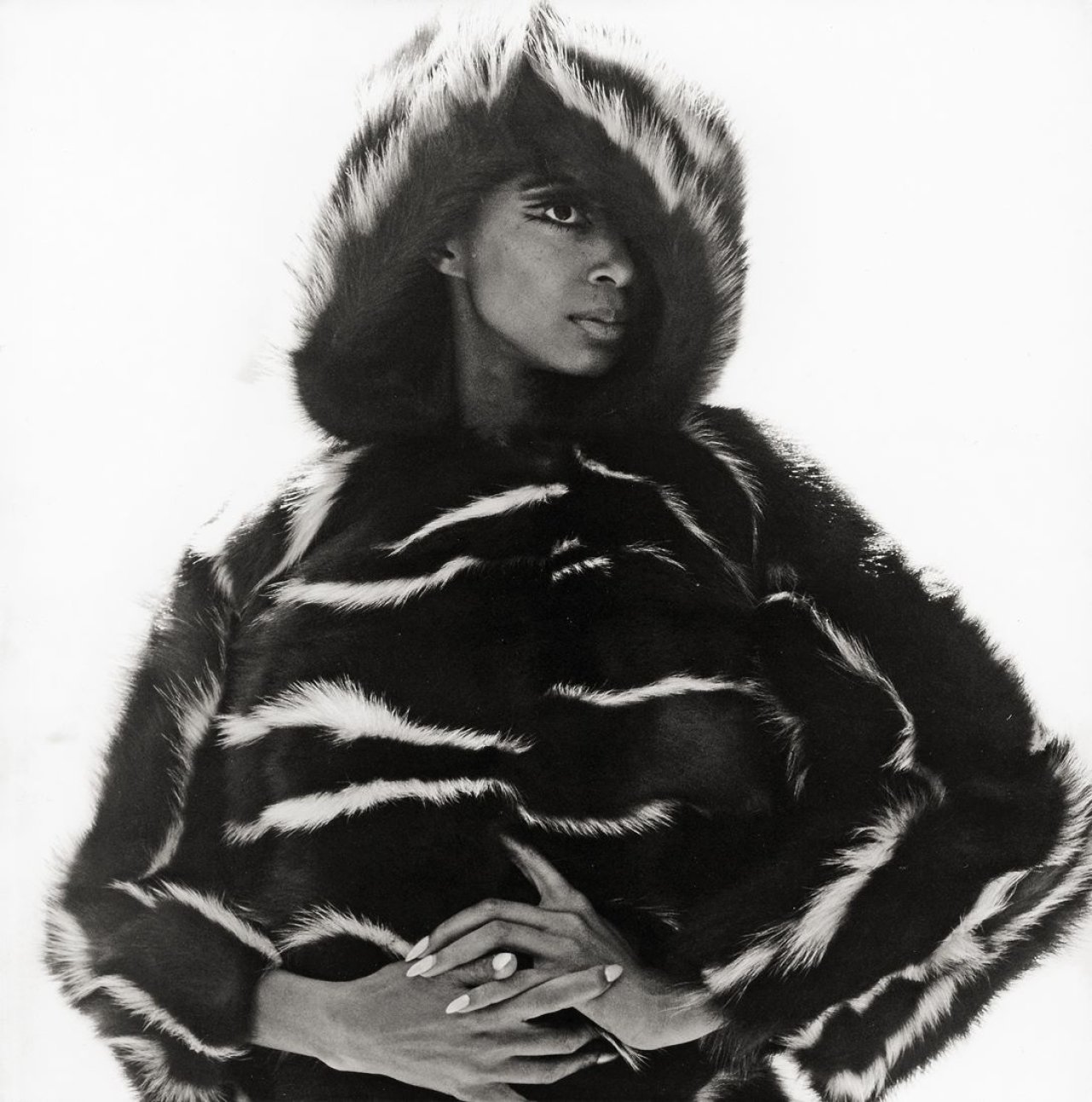 Catalog image of Donyale im Pelz. 1966