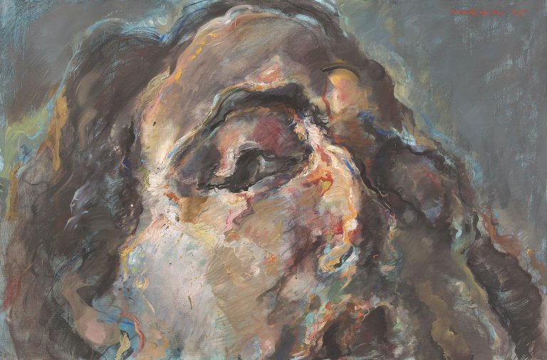 Auf diesem Bild ist das folgende Kunstwerk zu sehen:  Marwan. Kopf. 1975.