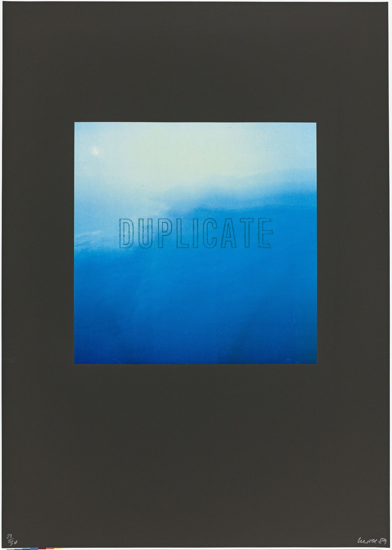 This picture shows the following artwork: Georg Herold. „Duplicate“. 1990.