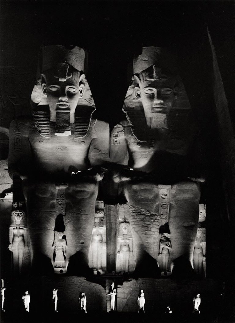 Auf diesem Bild ist das folgende Kunstwerk zu sehen: Barbara Klemm. „Abu Simbel, Ägypten“. 2010.