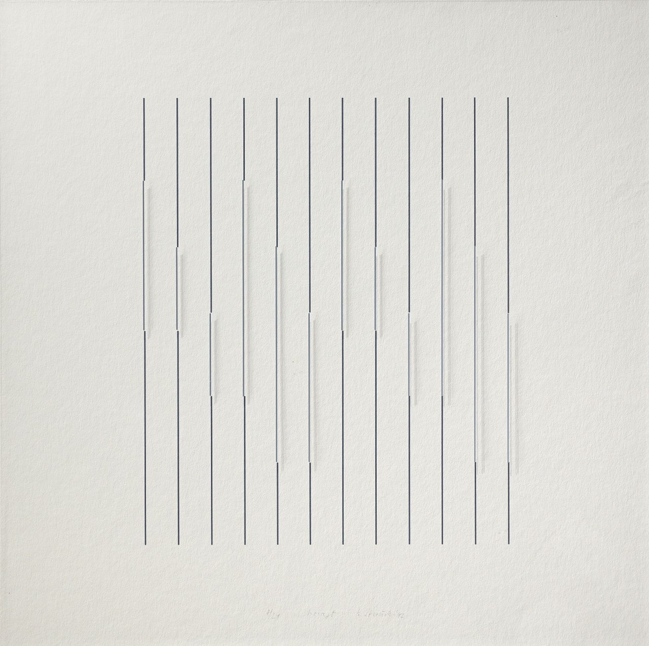 This picture shows the following artwork: Klaus Staudt. „Bewegt“. 1997.
