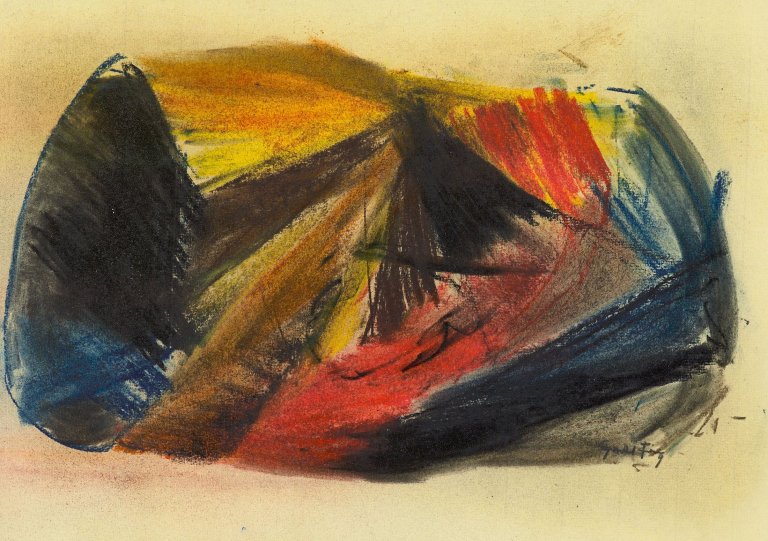 Auf diesem Bild ist das folgende Kunstwerk zu sehen: Gerhard Fietz. Ohne Titel. Um 1947.