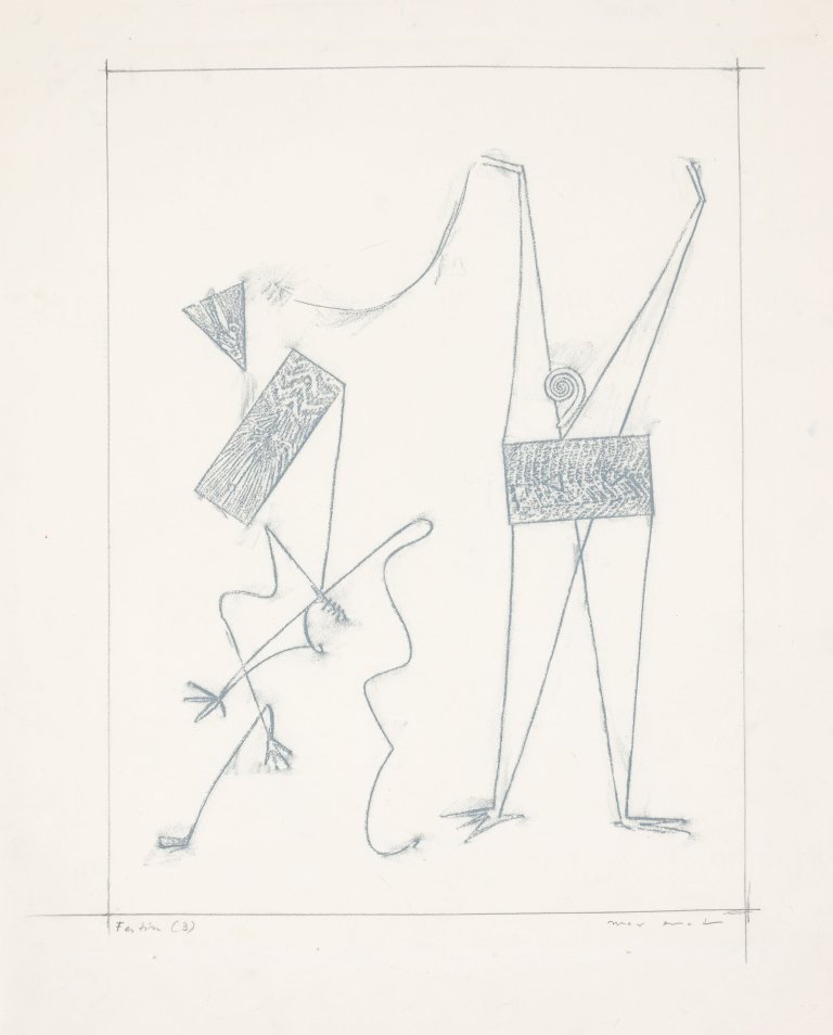 Auf diesem Bild ist das folgende Kunstwerk zu sehen: Max Ernst. „Festin 3“. 1974.