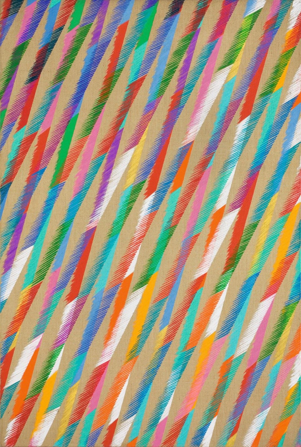 This picture shows the following artwork: Piero Dorazio. „Riflessi I“. 1988.
