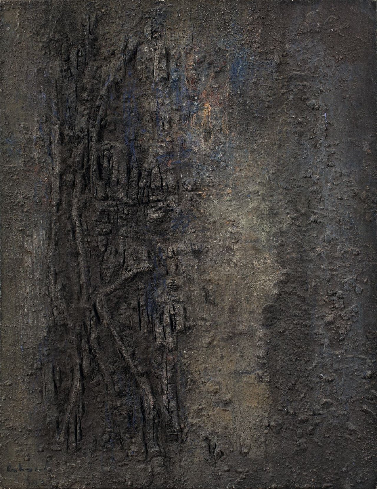Auf diesem Bild ist das folgende Kunstwerk zu sehen: Karl Fred Dahmen. „ohne Titel“. 1958.