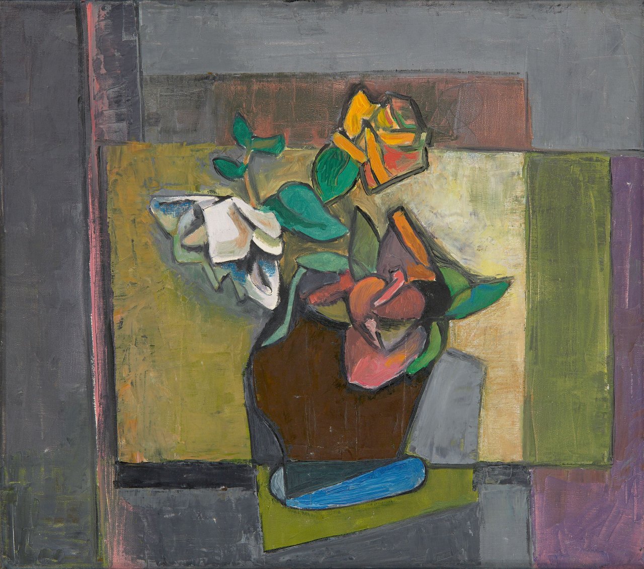 Auf diesem Bild ist das folgende Kunstwerk zu sehen: Georg Meistermann. „Stilleben“. 1939.