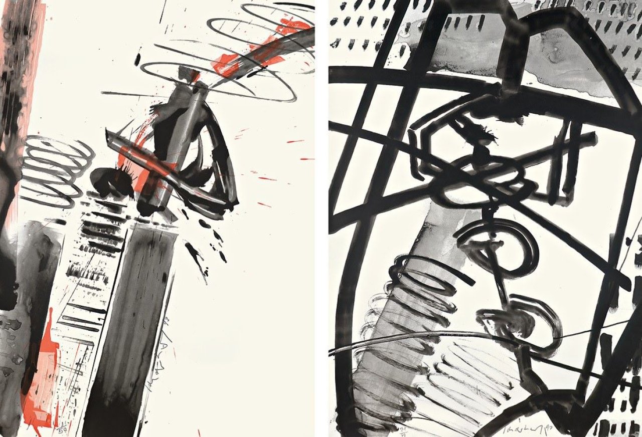 Auf diesem Bild ist das folgende Kunstwerk zu sehen: K.R.H. Sonderborg. Ohne Titel. 1993/1997.
