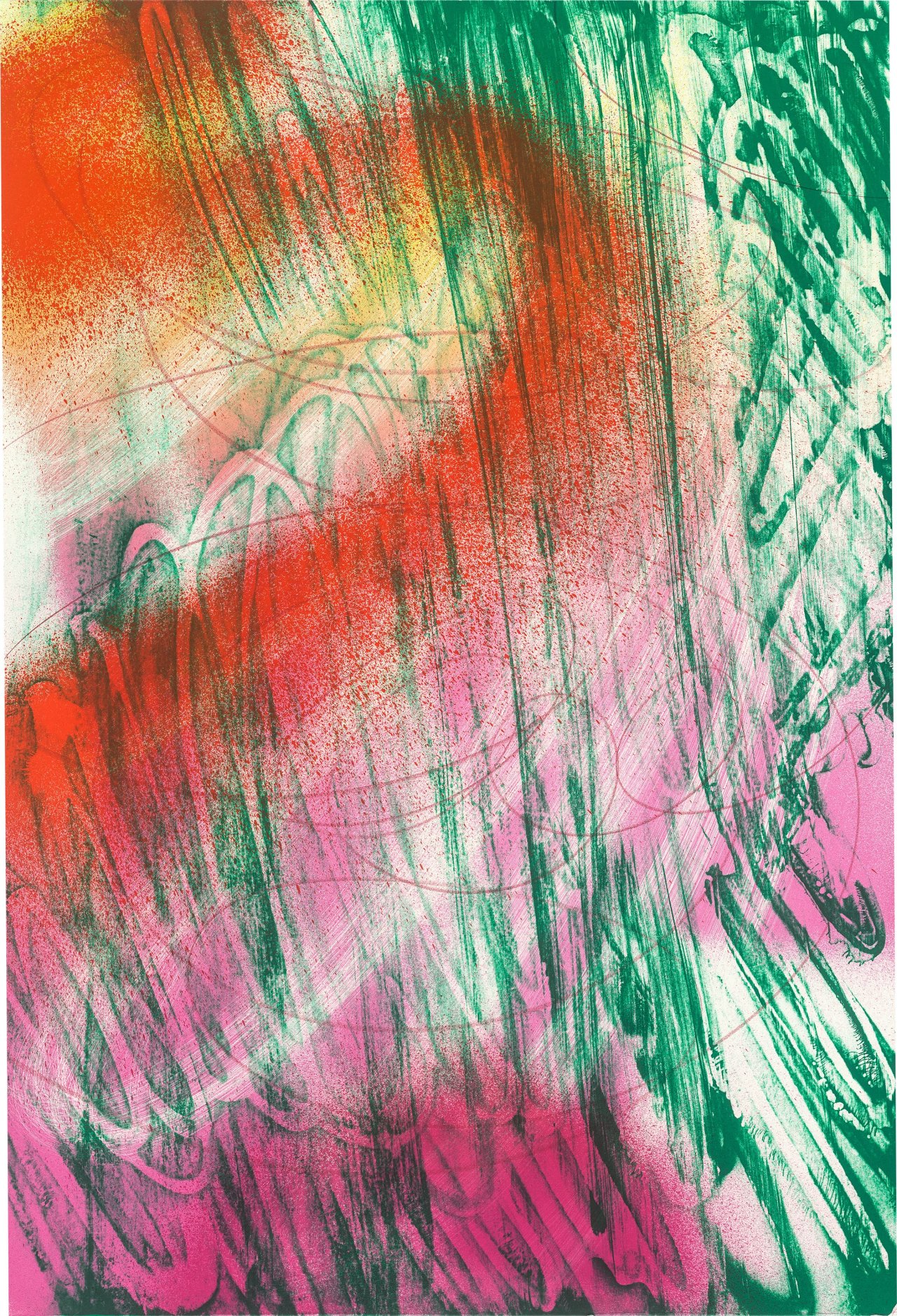 This picture shows the following artwork: Katharina Grosse. Untitled. 2007.