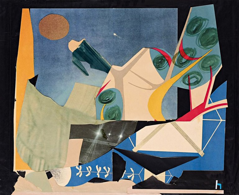 Auf diesem Bild ist das folgende Kunstwerk zu sehen: Herbert Behrens-Hangeler. Ohne Titel. 1950er Jahre.