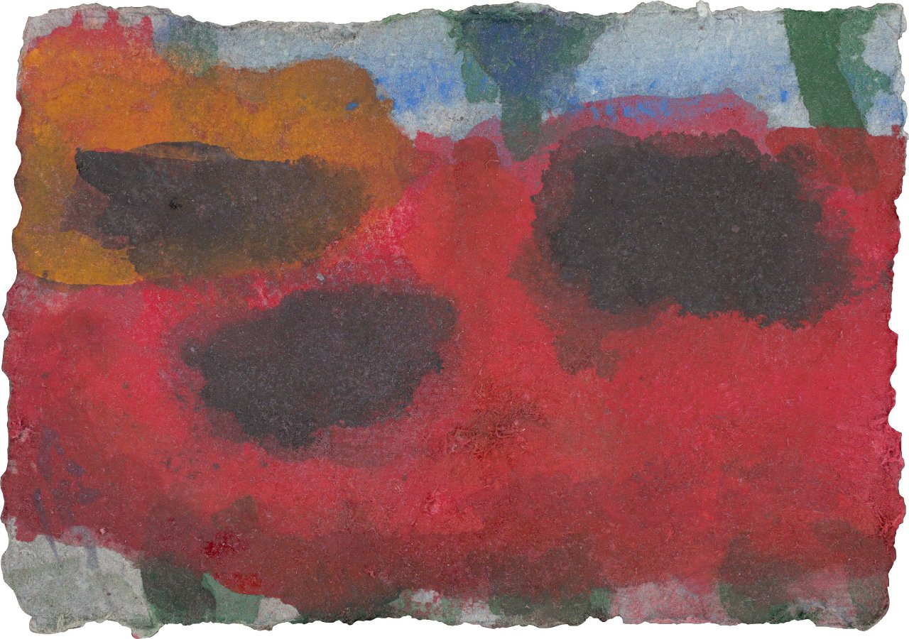 This picture shows the following artwork: Klaus Fußmann. ”Mohnblumen”. 2015.