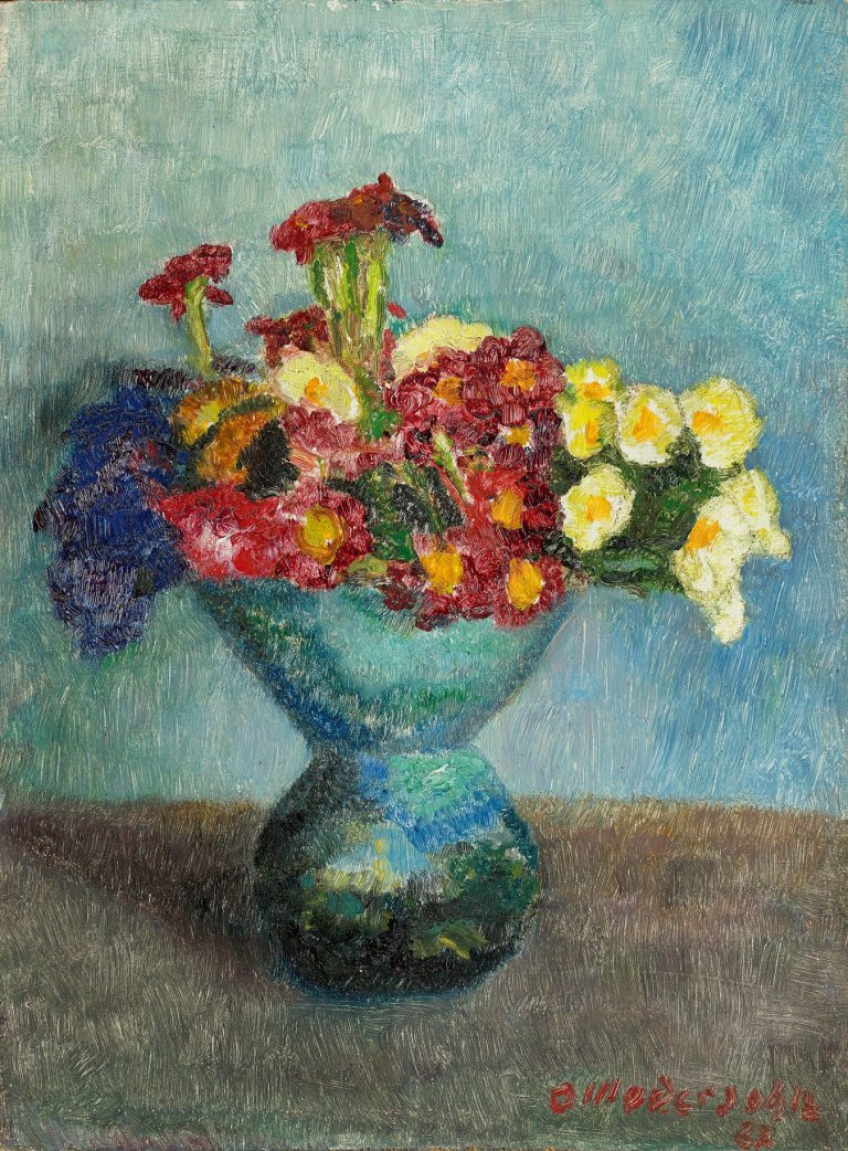 Auf diesem Bild ist das folgende Kunstwerk zu sehen: Otto Modersohn. „Blumenstrauß“. 1927.