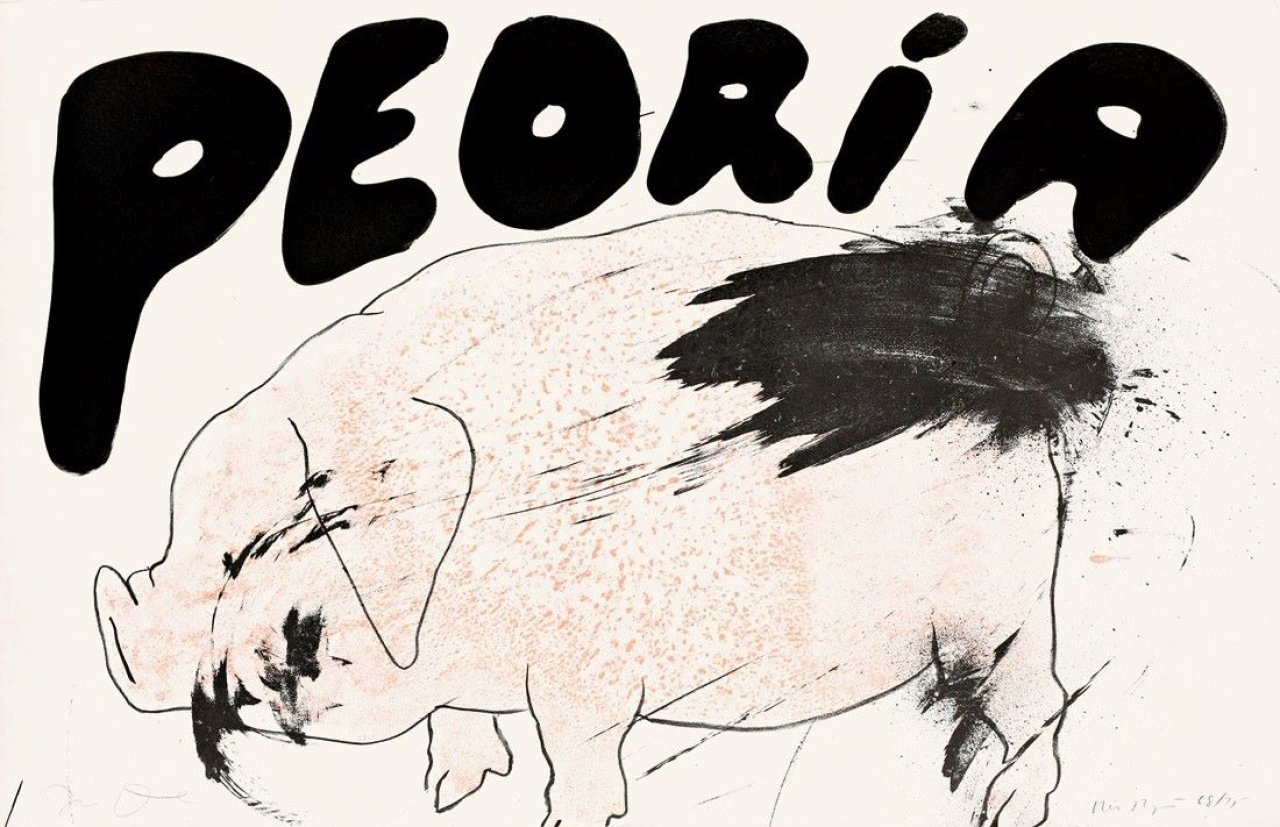 This picture shows the following artwork: Jim Dine. „Oo La La (with Ron Padget)“. 1970.