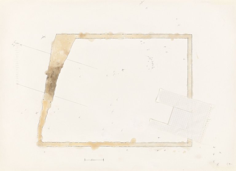 Auf diesem Bild ist das folgende Kunstwerk zu sehen: Michael Buthe. Ohne Titel. 1969.
