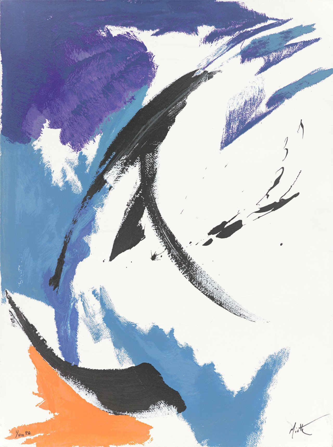 Auf diesem Bild ist das folgende Kunstwerk zu sehen: Jean Miotte. Ohne Titel.