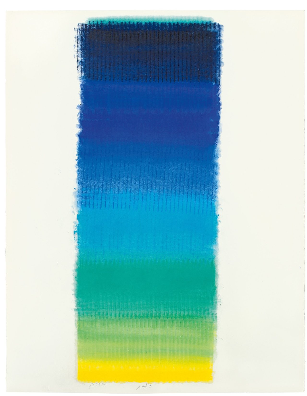 This picture shows the following artwork: Heinz Mack. Untitled. 1994.