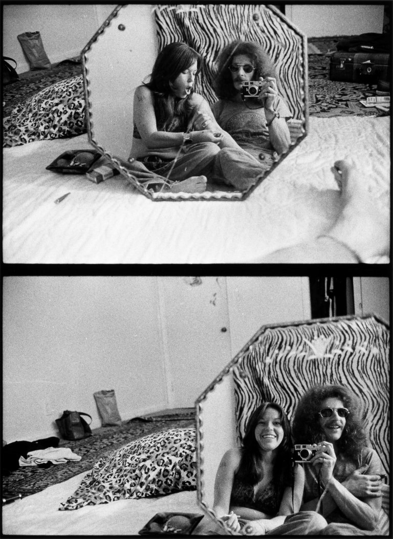 Auf diesem Bild ist das folgende Kunstwerk zu sehen: Larry Clark. Ohne Titel (Selbstportrait im Spiegel), aus „Teenage Lust“. Um 1975.