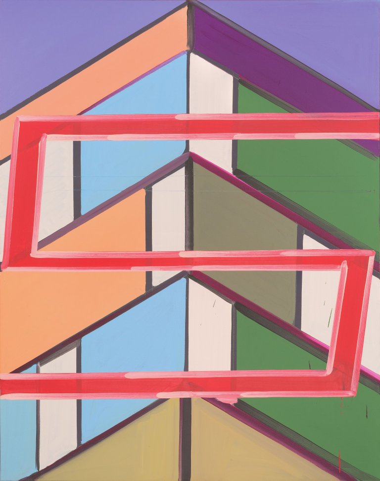 Auf diesem Bild ist das folgende Kunstwerk zu sehen: Thomas Scheibitz. „(S) Nr. 132“. 1998.