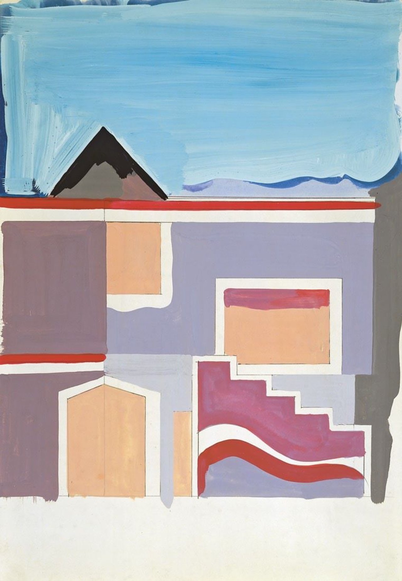 Auf diesem Bild ist das folgende Kunstwerk zu sehen: Thomas Scheibitz. „Franky“. 1998.